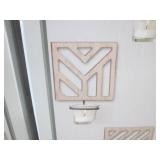 (BSB) 3 - 3pc Wall Sconce Sets... (BSB) 3 - 3pc Wall Sconce Sets...