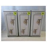 (BSB) 3 - 2pc Wall Sconce Sets... (BSB) 3 - 2pc Wall Sconce Sets...