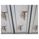 (BSB) 3 - 2pc Wall Sconce Sets... (BSB) 3 - 2pc Wall Sconce Sets...