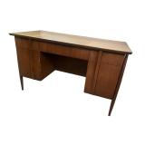 Mid-Century Wooden Office Desk with Drawers Mid-Century Wooden Office Desk with Drawers