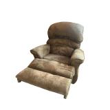 Plush Microfiber Mocha Brown Recliner Armchair Plush Microfiber Mocha Brown Recliner Armchair