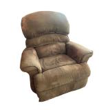 Plush Microfiber Mocha Brown Recliner Armchair Plush Microfiber Mocha Brown Recliner Armchair