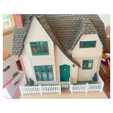 Detailed Wooden Victorian Dollhouse with Furniture and Accessories Detailed Wooden Victorian Dollhouse with Furniture and Accessories