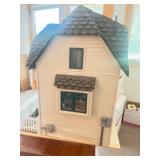 Detailed Wooden Victorian Dollhouse with Furniture and Accessories Detailed Wooden Victorian Dollhouse with Furniture and Accessories