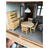 Detailed Wooden Victorian Dollhouse with Furniture and Accessories Detailed Wooden Victorian Dollhouse with Furniture and Accessories