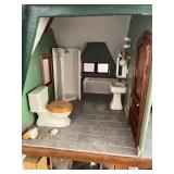 Detailed Wooden Victorian Dollhouse with Furniture and Accessories Detailed Wooden Victorian Dollhouse with Furniture and Accessories