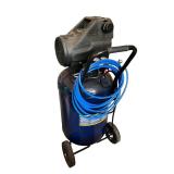 Portable Electric Air Compressor with Hose and Pressure Gauges Portable Electric Air Compressor with Hose and Pressure Gauges