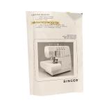 Singer Stylist Serger Sewing Machine with Thread Spools and Manual Singer Stylist Serger Sewing Machine with Thread Spools and Manual