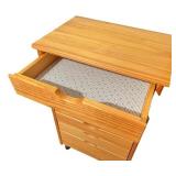Wooden 7-Drawer Storage Cabinet on Casters Wooden 7-Drawer Storage Cabinet on Casters