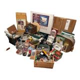 Large Collection of Dollhouse Kits, Miniatures, and Accessories Large Collection of Dollhouse Kits, Miniatures, and Accessories