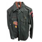Vintage Boy Scouts of America Explorers BSA Shirt with Council Patches Vintage Boy Scouts of America Explorers BSA Shirt with Council Patches