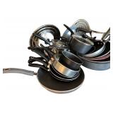 Large Assorted Cookware Lot with Pots, Pans, and Lids Large Assorted Cookware Lot with Pots, Pans, and Lids