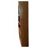 Oak Wood Bookshelf with Storage Cabinet and Shelves Oak Wood Bookshelf with Storage Cabinet and Shelves