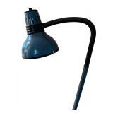 Blue Adjustable Floor Lamp with Gooseneck Arm Blue Adjustable Floor Lamp with Gooseneck Arm
