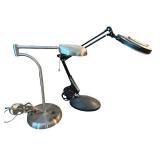 Set of 2 Adjustable Desk Lamps with Metal Bases Set of 2 Adjustable Desk Lamps with Metal Bases