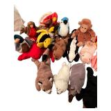 Collection of 18 Ty Beanie Babies and Plush Animal Toys Collection of 18 Ty Beanie Babies and Plush Animal Toys