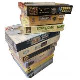 Large Collection of Assorted Jigsaw Puzzles 500-1000 Pieces Large Collection of Assorted Jigsaw Puzzles 500-1000 Pieces