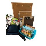 Assorted Office and Desk Supplies Collection with Clipboards, Organizers, and Accessories Assorted Office and Desk Supplies Collection with Clipboards, Organizers, and Accessories
