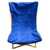 Set of 4 Folding Canvas Deck Chairs with Wooden Frames Set of 4 Folding Canvas Deck Chairs with Wooden Frames