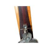 Vintage Norwegian Cross-Country Skis and Wooden Poles Set Vintage Norwegian Cross-Country Skis and Wooden Poles Set