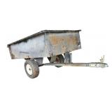 Steel Utility Dump Trailer with Tow Hitch Steel Utility Dump Trailer with Tow Hitch