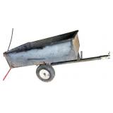 Steel Utility Dump Trailer with Tow Hitch Steel Utility Dump Trailer with Tow Hitch