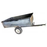 Steel Utility Dump Trailer with Tow Hitch Steel Utility Dump Trailer with Tow Hitch