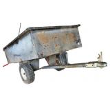 Steel Utility Dump Trailer with Tow Hitch Steel Utility Dump Trailer with Tow Hitch