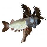 Whimsical Moose-Fish Hybrid Wall Mount Decor Whimsical Moose-Fish Hybrid Wall Mount Decor
