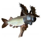Whimsical Moose-Fish Hybrid Wall Mount Decor Whimsical Moose-Fish Hybrid Wall Mount Decor
