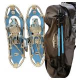 L.L. Bean Winter Walker Snowshoes with Poles and Carry Bag L.L. Bean Winter Walker Snowshoes with Poles and Carry Bag