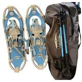 L.L. Bean Winter Walker Snowshoes with Poles and Carry Bag L.L. Bean Winter Walker Snowshoes with Poles and Carry Bag
