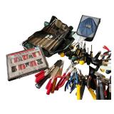 Large Assortment of Hand Tools with Screwdrivers, Pliers, Mallets, and Tool Rolls Large Assortment of Hand Tools with Screwdrivers, Pliers, Mallets, and Tool Rolls