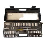 Socket Wrench and Screwdriver Set in Hard Case Socket Wrench and Screwdriver Set in Hard Case