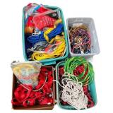 Collection of Ropes, Tow Straps, Bungee Cords and Tie Downs Collection of Ropes, Tow Straps, Bungee Cords and Tie Downs