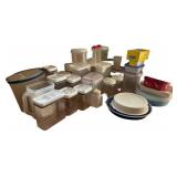 Large Collection of Food Storage Containers with Lids Large Collection of Food Storage Containers with Lids