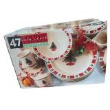 Holiday Homecoming 47-Piece Stoneware Dining Set in Box Holiday Homecoming 47-Piece Stoneware Dining Set in Box