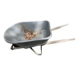 Wheelbarrow with Wooden Handles Wheelbarrow with Wooden Handles