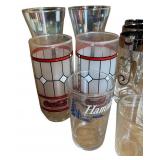Collection of Vintage Glassware, Beer Steins, and Mugs Collection of Vintage Glassware, Beer Steins, and Mugs