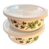 Corning Ivy Pattern Dinnerware Set with Plates, Cups, Bowls and Glassware Corning Ivy Pattern Dinnerware Set with Plates, Cups, Bowls and Glassware
