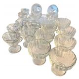 Assorted Glass Dessert Dishes and Cups Collection Assorted Glass Dessert Dishes and Cups Collection
