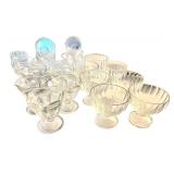 Assorted Glass Dessert Dishes and Cups Collection Assorted Glass Dessert Dishes and Cups Collection