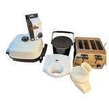 Collection of Small Kitchen Appliances Including Toaster, Griddle, Egg Cooker, and More Collection of Small Kitchen Appliances Including Toaster, Griddle, Egg Cooker, and More