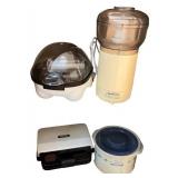 Collection of Small Kitchen Appliances Including Toaster, Griddle, Egg Cooker, and More Collection of Small Kitchen Appliances Including Toaster, Griddle, Egg Cooker, and More