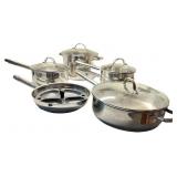 Leyse 18/10 Stainless Steel Commercial Cookware Set with Lids Leyse 18/10 Stainless Steel Commercial Cookware Set with Lids