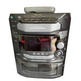 Panasonic 5 CD Changer Stereo System SA-AK18 with Dual Bass Reflex Speakers Panasonic 5 CD Changer Stereo System SA-AK18 with Dual Bass Reflex Speakers