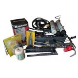 Assorted Workshop Tools and Electrical Cables Collection Assorted Workshop Tools and Electrical Cables Collection