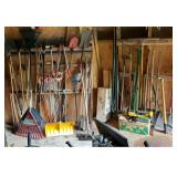 Yard Tool Collection: Rakes, Shovels, Snow Shovel, Pruners, and More Yard Tool Collection: Rakes, Shovels, Snow Shovel, Pruners, and More