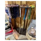 Large Cross-Stitch and Embroidery Crafting Lot with Stands and Supplies Large Cross-Stitch and Embroidery Crafting Lot with Stands and Supplies