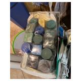 Large Cross-Stitch and Embroidery Crafting Lot with Stands and Supplies Large Cross-Stitch and Embroidery Crafting Lot with Stands and Supplies